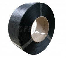 PP (Polypropylen) Band 10 x 0,35 mm, 200/190 - 3500 m, 1010 N, schwarz