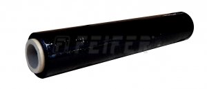 Fólie průtažná ruční stretch 500 mm, 23 my, černá Fólie průtažná ruční stretch 500 mm, 23 my, černá