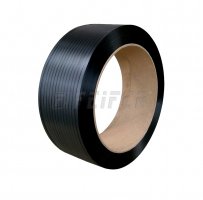 PP (Polypropylen) Band 12 x 0,50 mm, 400/180 - 3000 m, 1300 N, schwarz