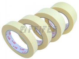 Selbstklebendes Krepp-Abdeckband, 75 mm x 50 m, bis 60°C – SENZATAPE